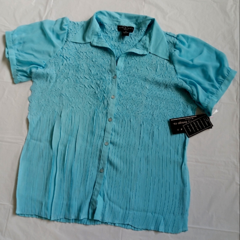 Blue Blouse Size 3X